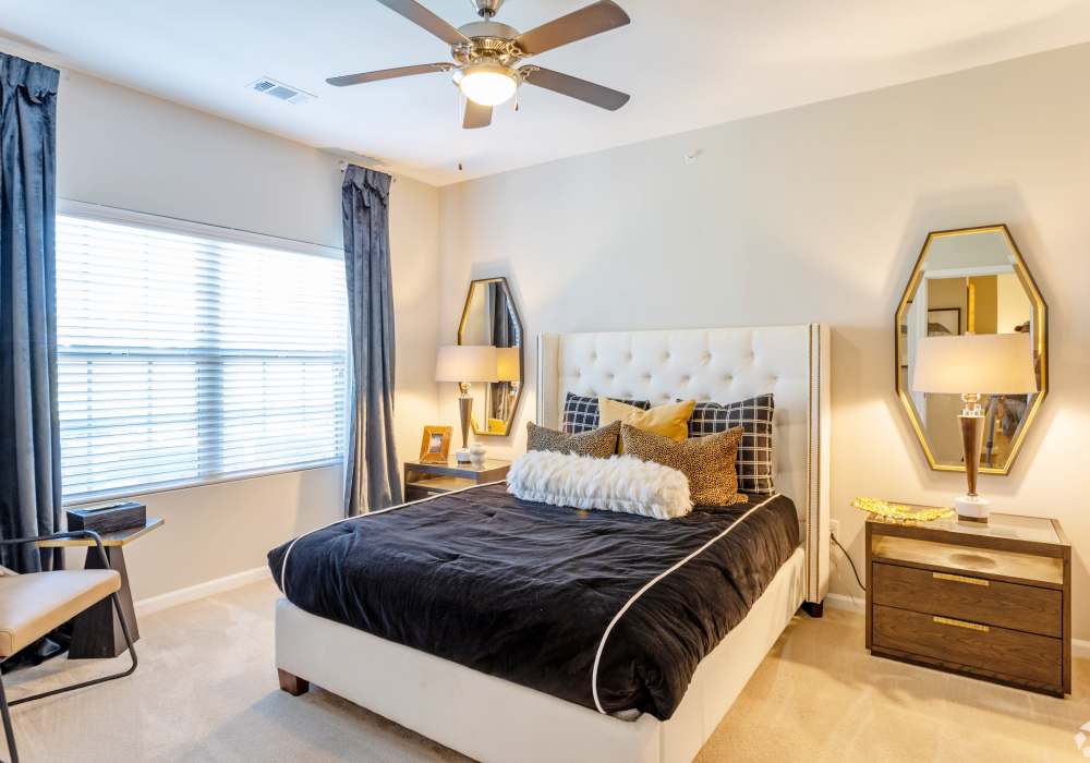 Spacious bedroom at Davies Ranch in Austin, Texas