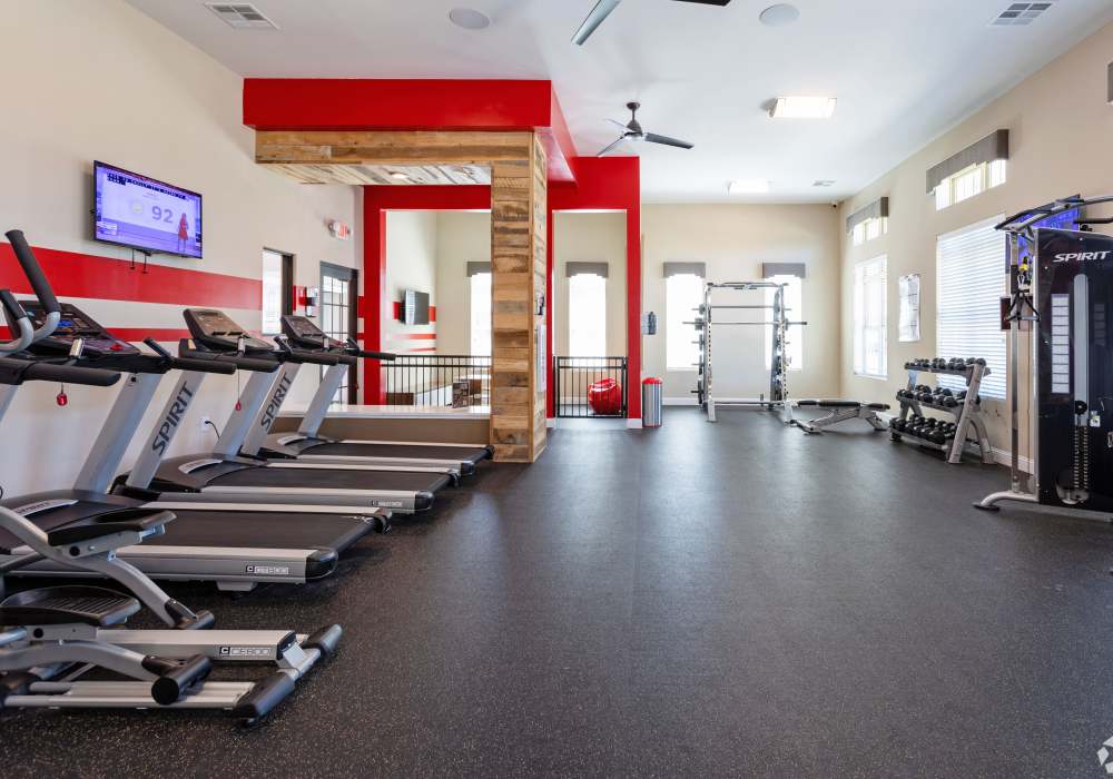 Fitness center at Davies Ranch in Austin, Texas
