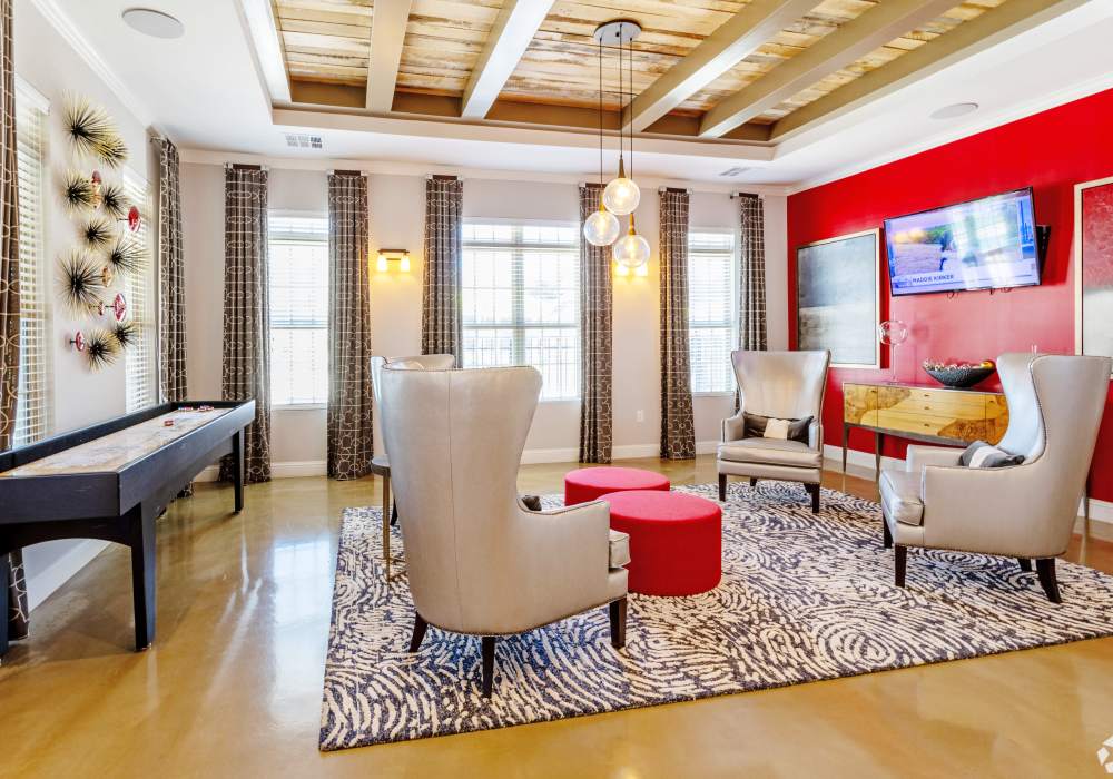 Game room section at Davies Ranch in Austin, Texas