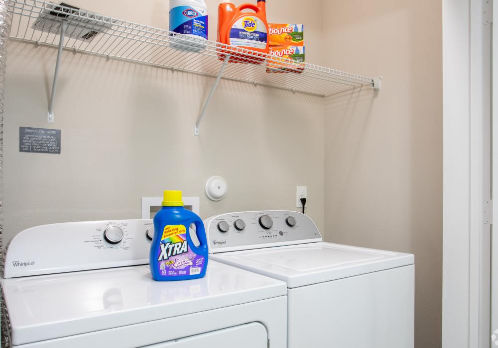 laundry room at Village at Town Center in Raleigh, North Carolina