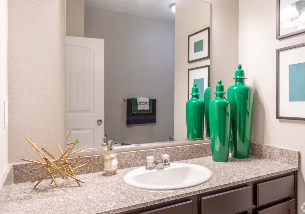 Spacious bathroom at Village at Town Center in Raleigh, North Carolina