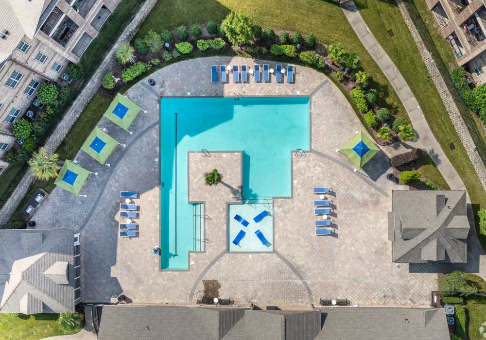 Sparkling pool at Village at Town Center in Raleigh, North Carolina