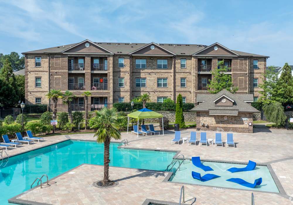 Resort-inspired Pool at  Village at Town Center in Raleigh, North Carolina
