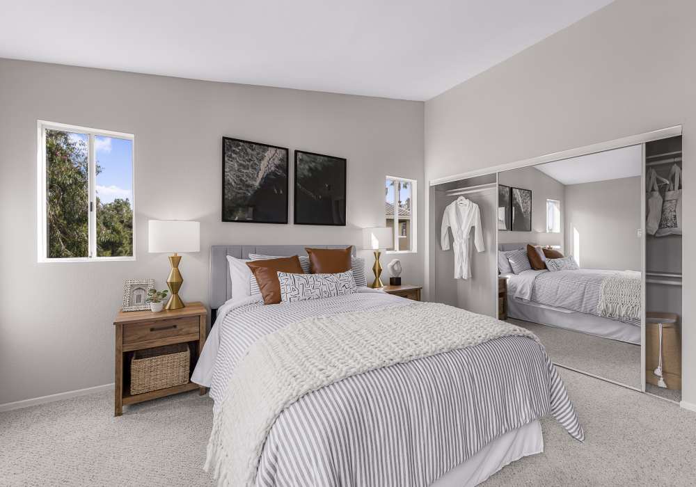 Lavishly decorated clubhouse interior at Sofi Canyon Hills in San Diego, California