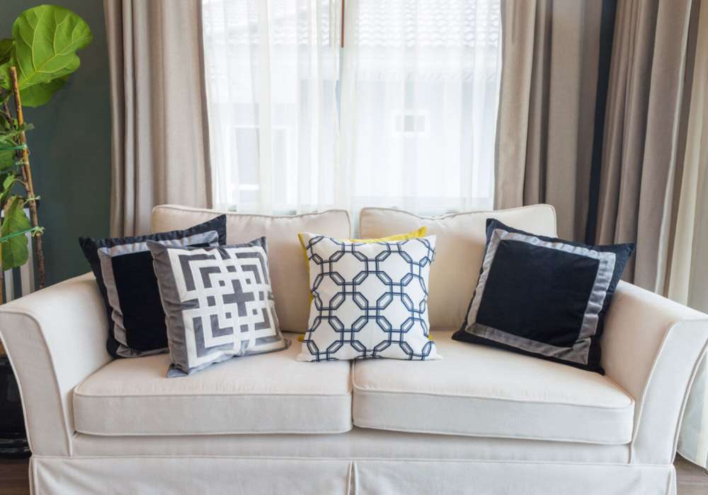 couch in living room at Brookstone Park Of Seminole in Seminole, Oklahoma