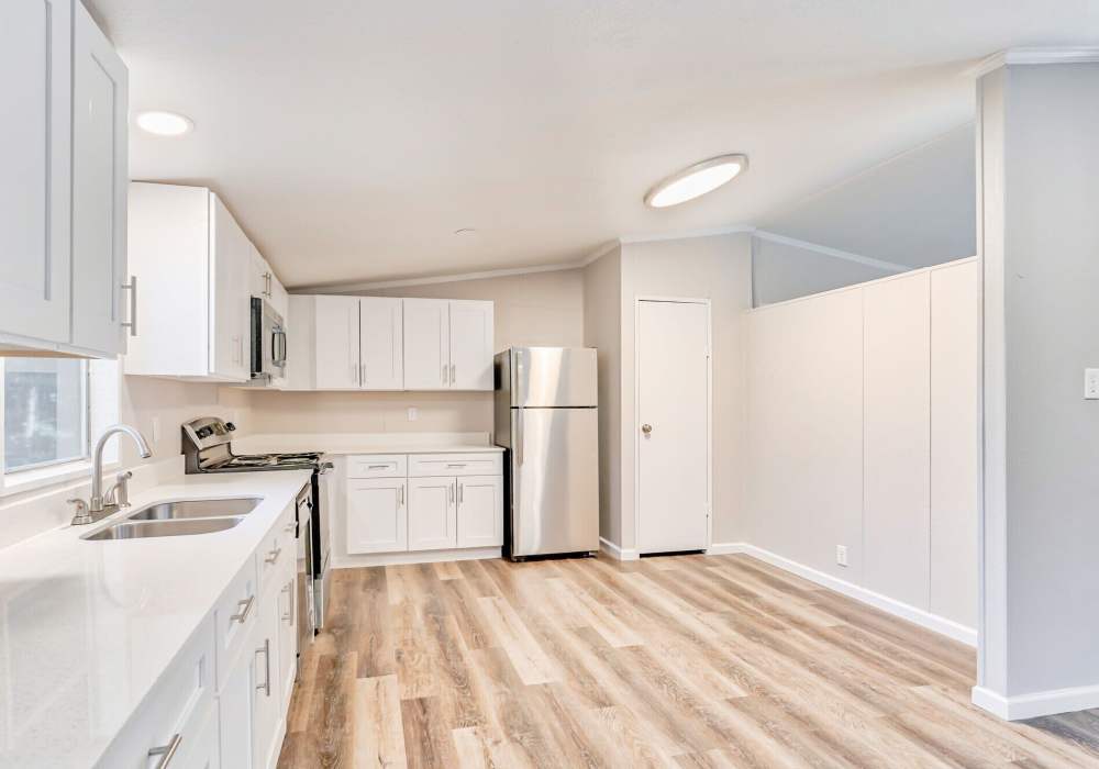 kitchen at Canton Lakeside Village in Canton, Texas