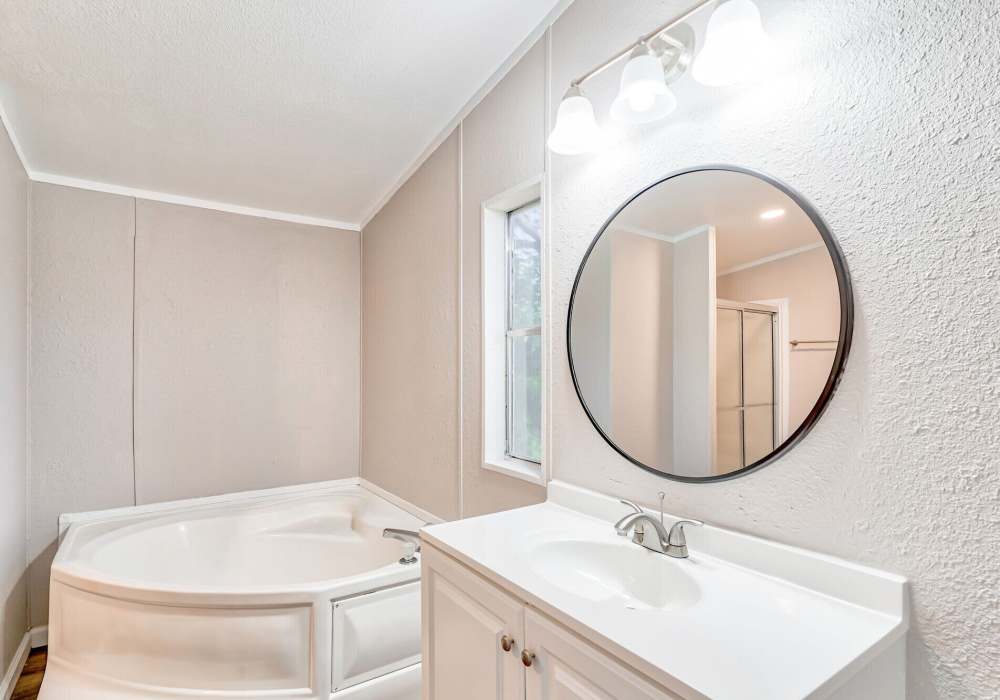 bathroom at Canton Lakeside Village in Canton, Texas