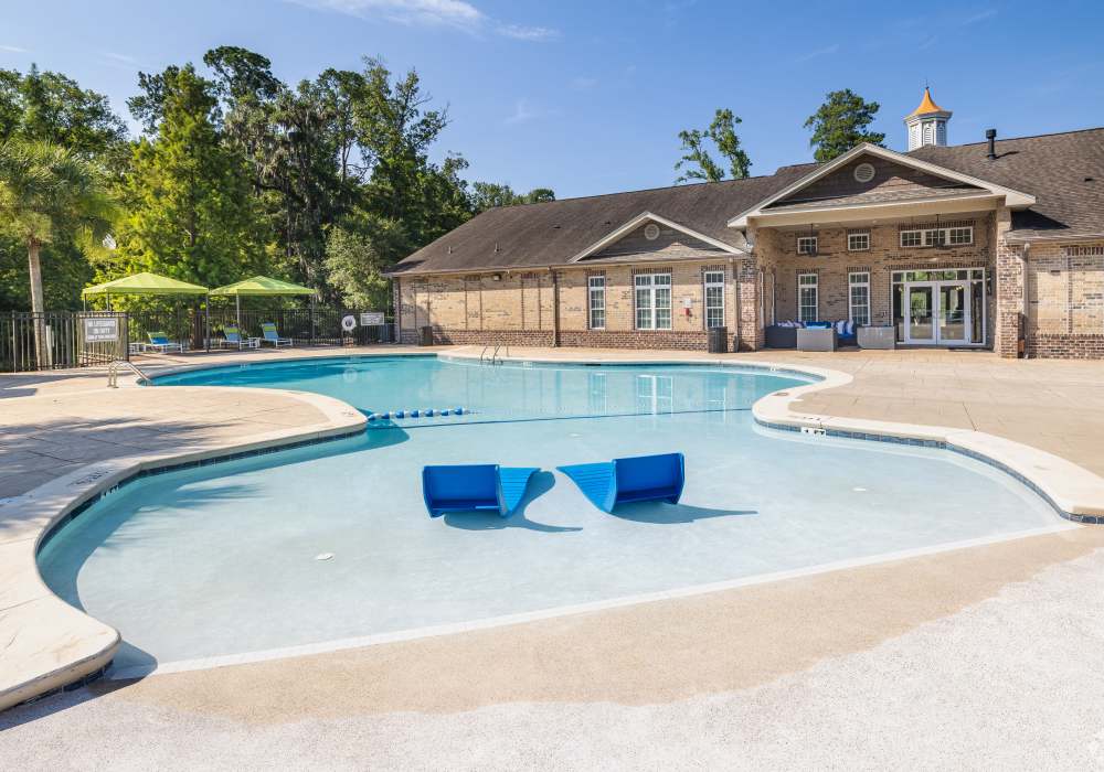 Sparkling resort-style pool at Kilnsea Village in Summerville, South Carolina