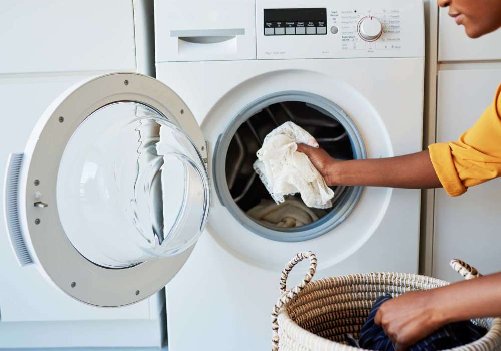 washer and dryer at Steeplechase in Coweta, Oklahoma