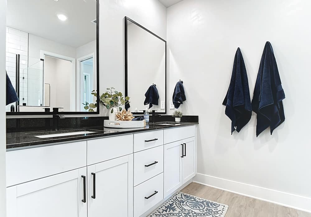 Washroom at BB Living Seven Shores in Naples, Florida