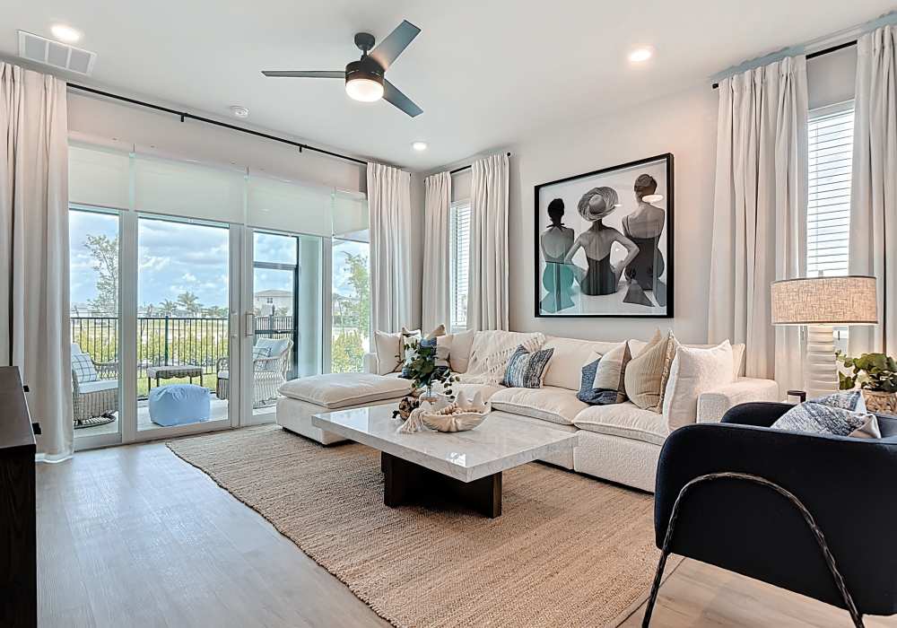 Living Room at BB Living Seven Shores in Naples, Florida