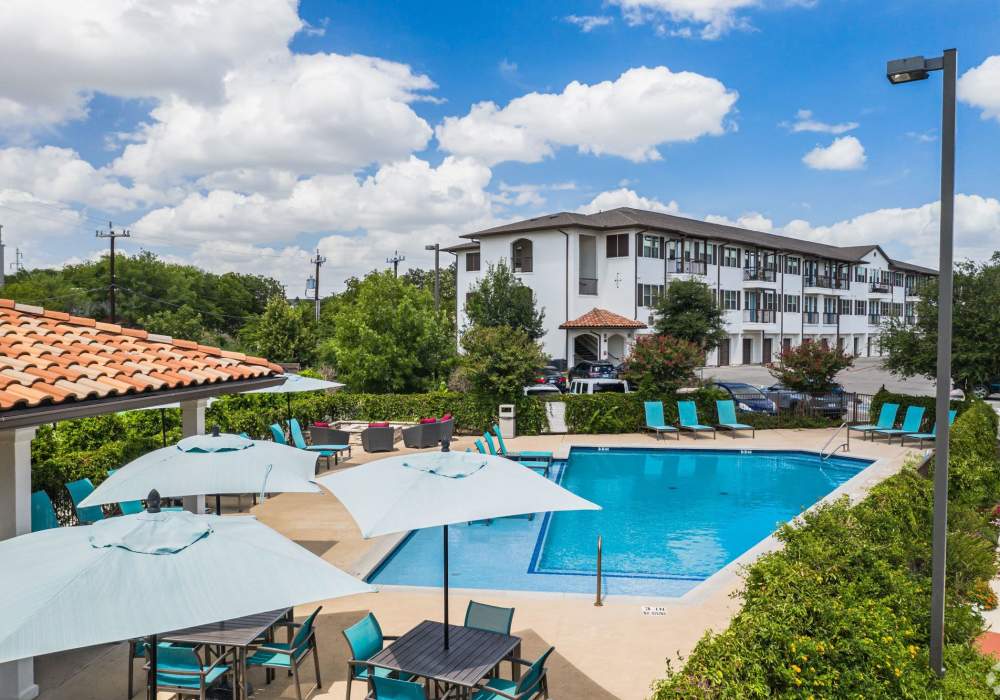 Swimming pool at Alcove at Alamo Heights in San Antonio, Texas