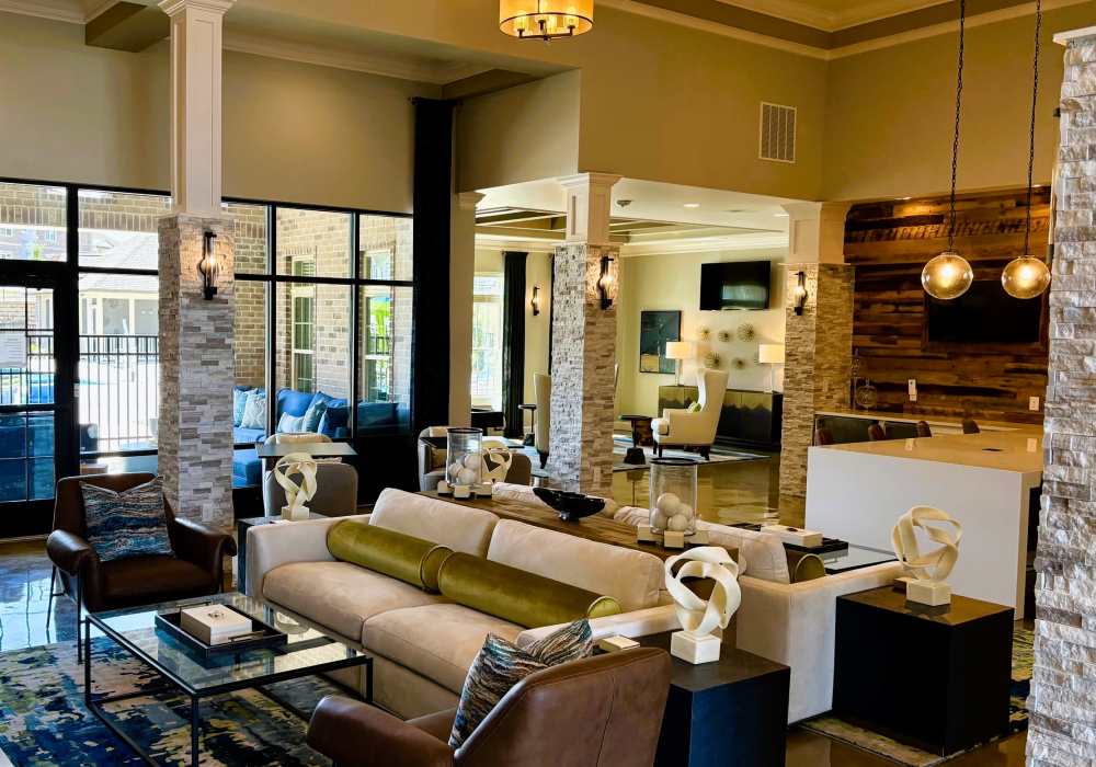 Chaeming clubhouse at Carroll at Cane Ridge Apartments in Antioch, Tennessee