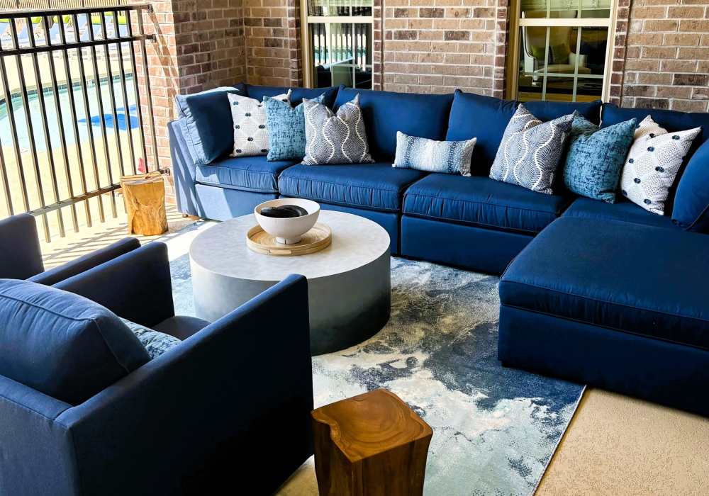 Residnt seating area at Carroll at Cane Ridge Apartments in Antioch, Tennessee