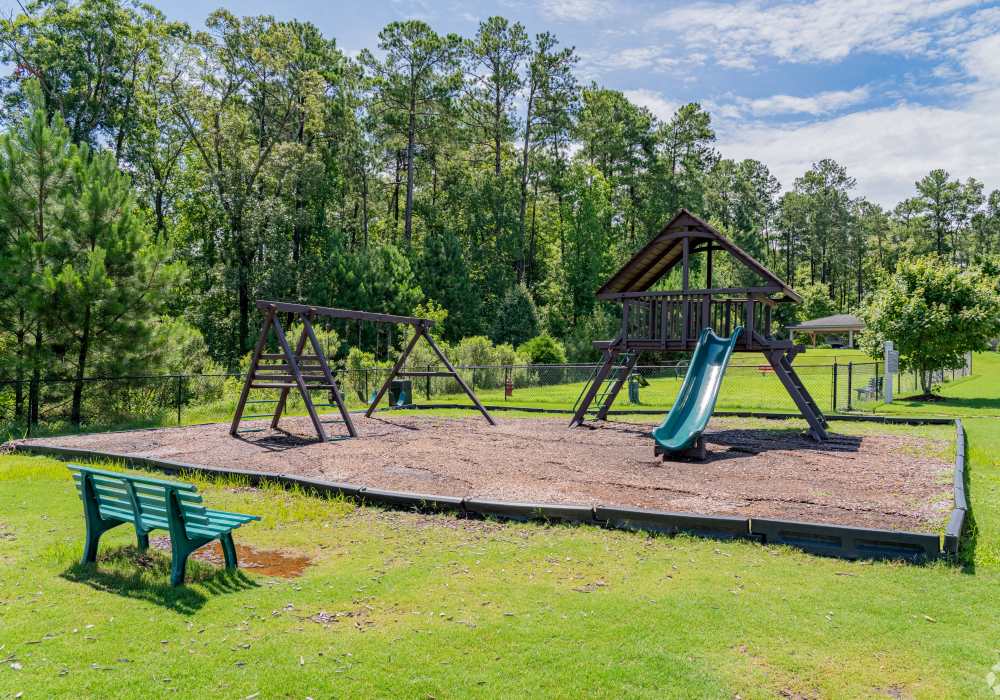 Community playground at Amberton at Stonewater in Cary, North Carolina