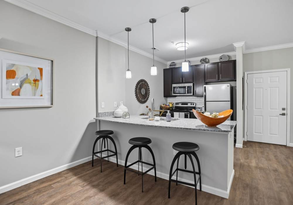 Kitchen at Ascot Point Village in Asheville, North Carolina
