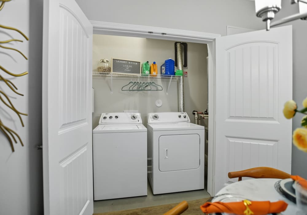 Washer/dryer at Ascot Point Village in Asheville, North Carolina