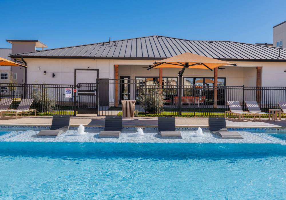 Swimming pool at Walnut Springs in Seguin, Texas