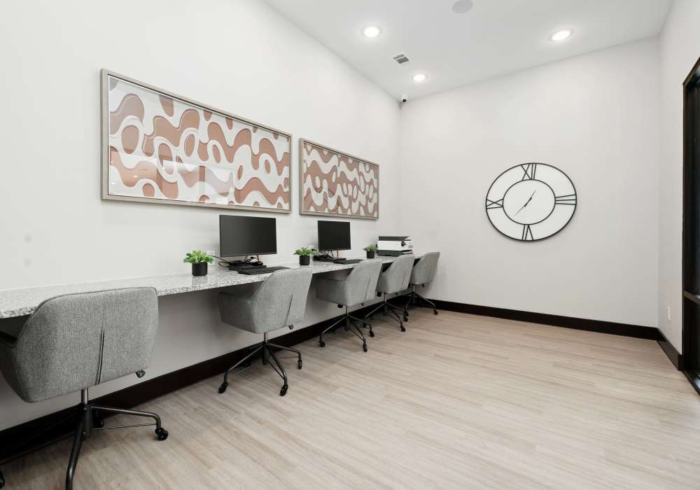 Business center at Walnut Springs in Seguin, Texas