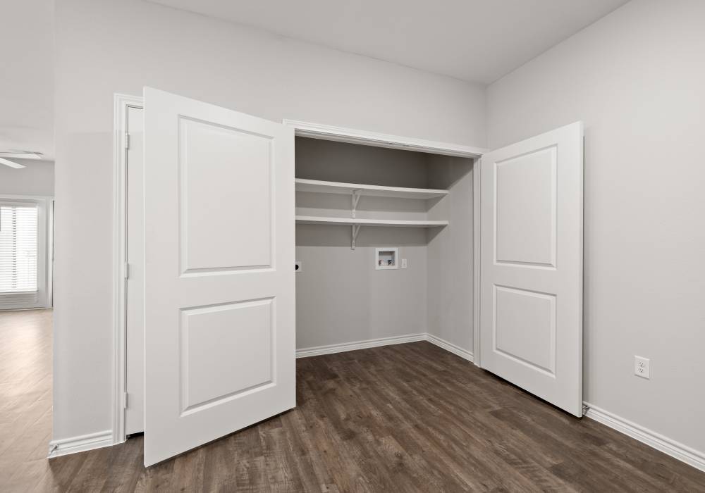 Bedroom with a closet area at Walnut Springs in Seguin, Texas