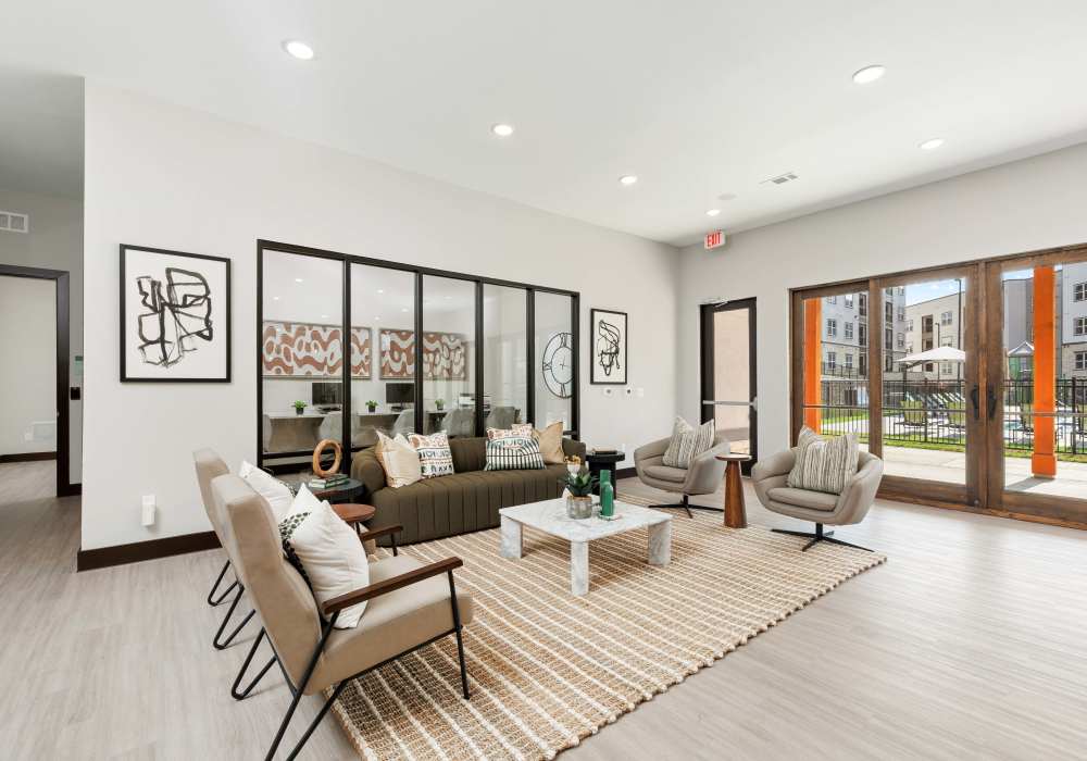 Spacious clubhouse at Walnut Springs in Seguin, Texas