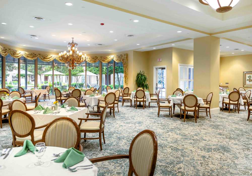 Luxury Living and Restaurant Style Dining at The Village of Tanglewood in Houston, Texas