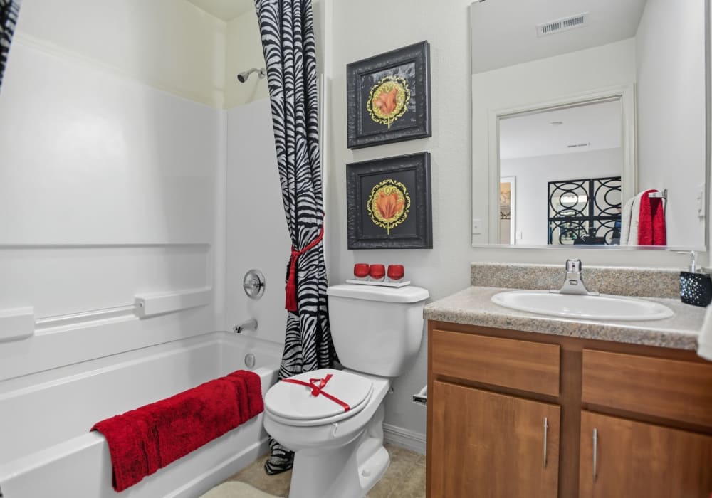 Large bathroom at Berrington Village in Asheville, North Carolina
