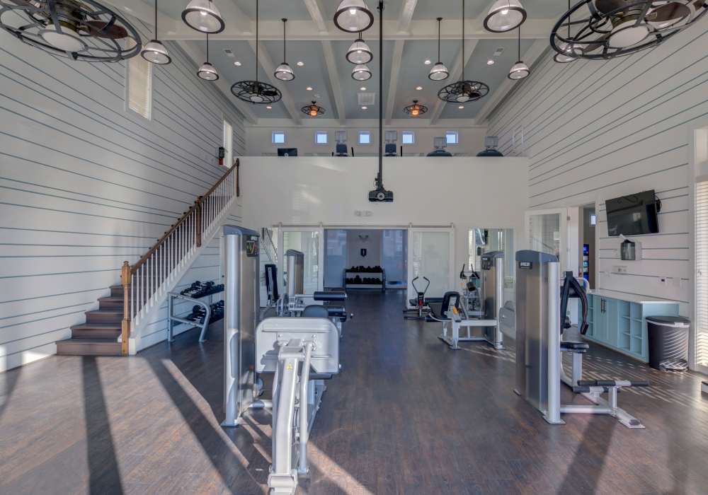 Fitness center at Red Knot at Edinburgh in Chesapeake, Virginia