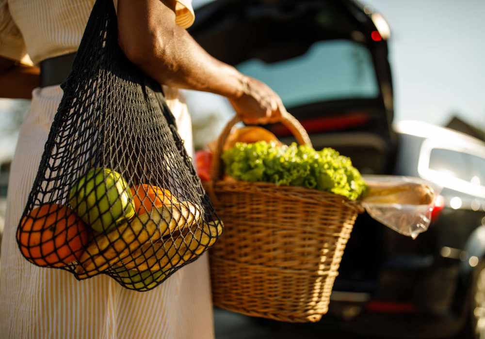 Groceries at Cresta Bella in San Diego, California