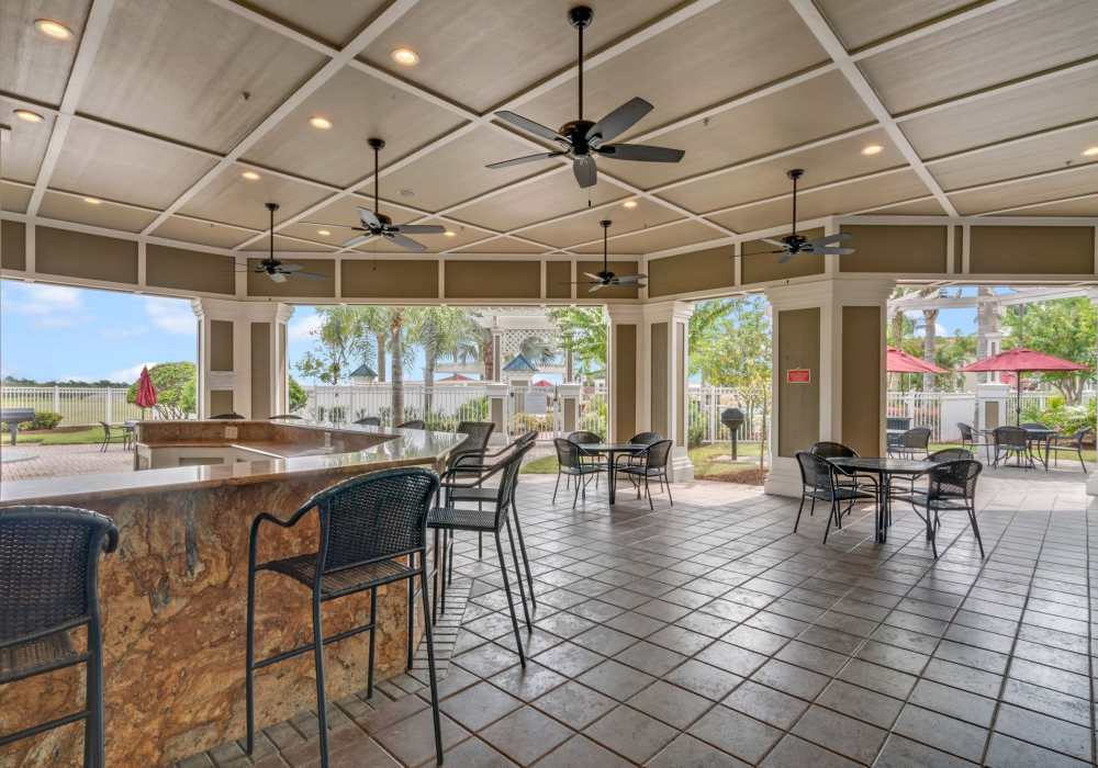 Community clubhouse at Victoria Park Apartments in Davenport,Florida