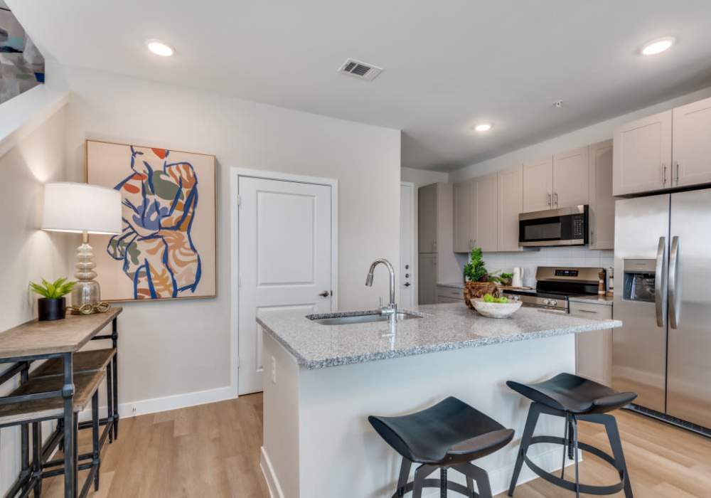 Photo of seating area by kitchen