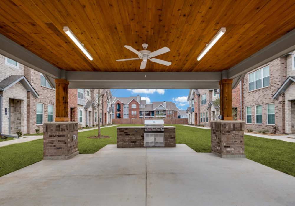 Photo of gazebo with outdoor grill