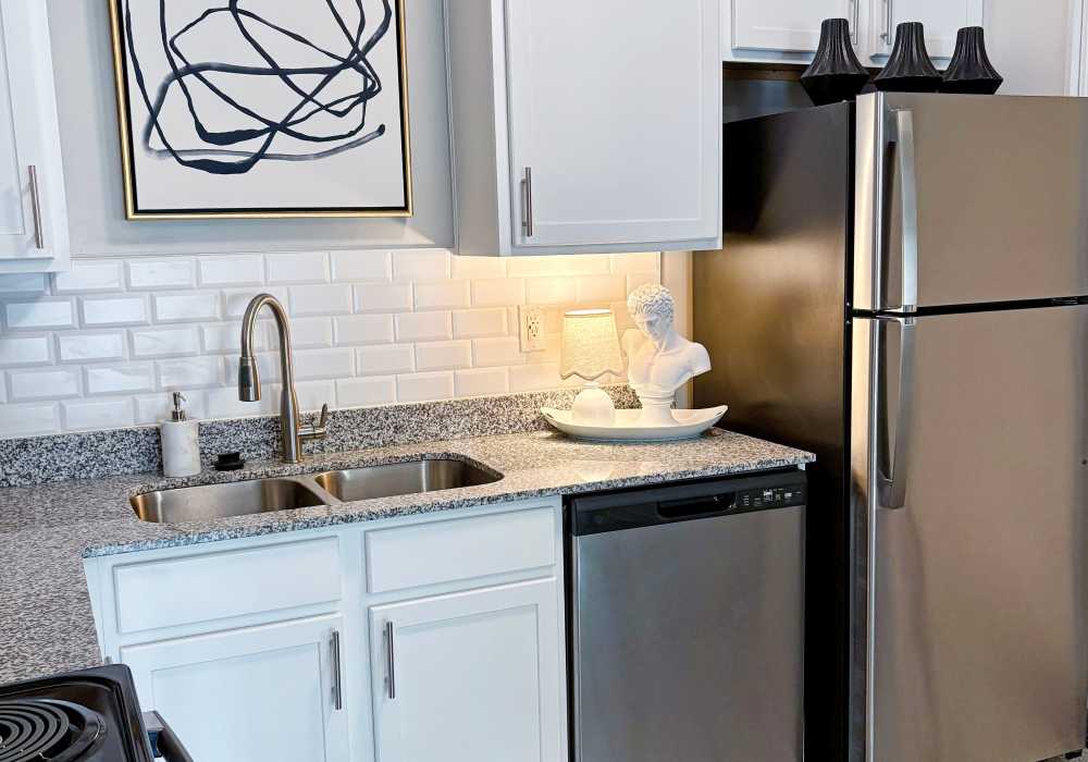 Kitchen at Carroll at Cane Ridge Apartments in Antioch, Tennessee