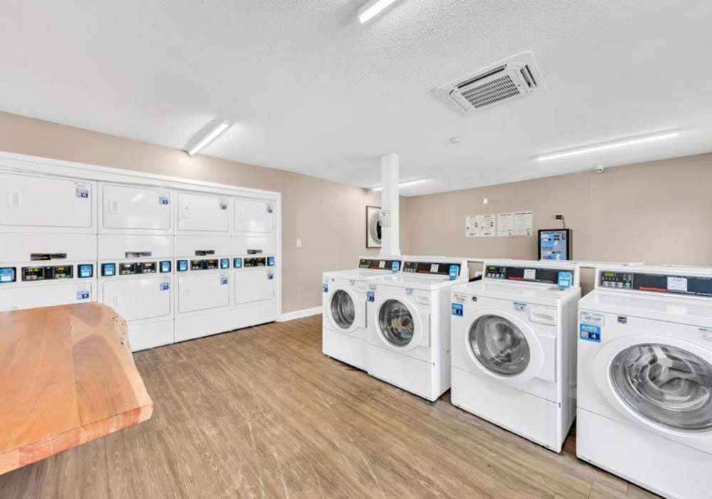 Laundry facility at Canebreak Apartments in Summerville, South Carolina