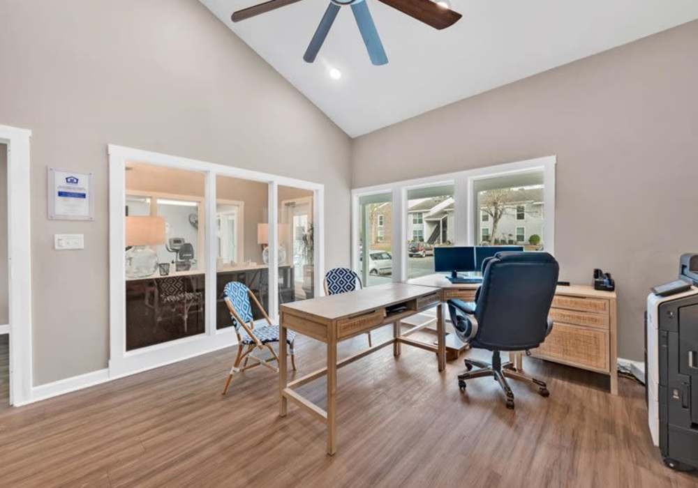 Community office room at Canebreak Apartments in Summerville, South Carolina