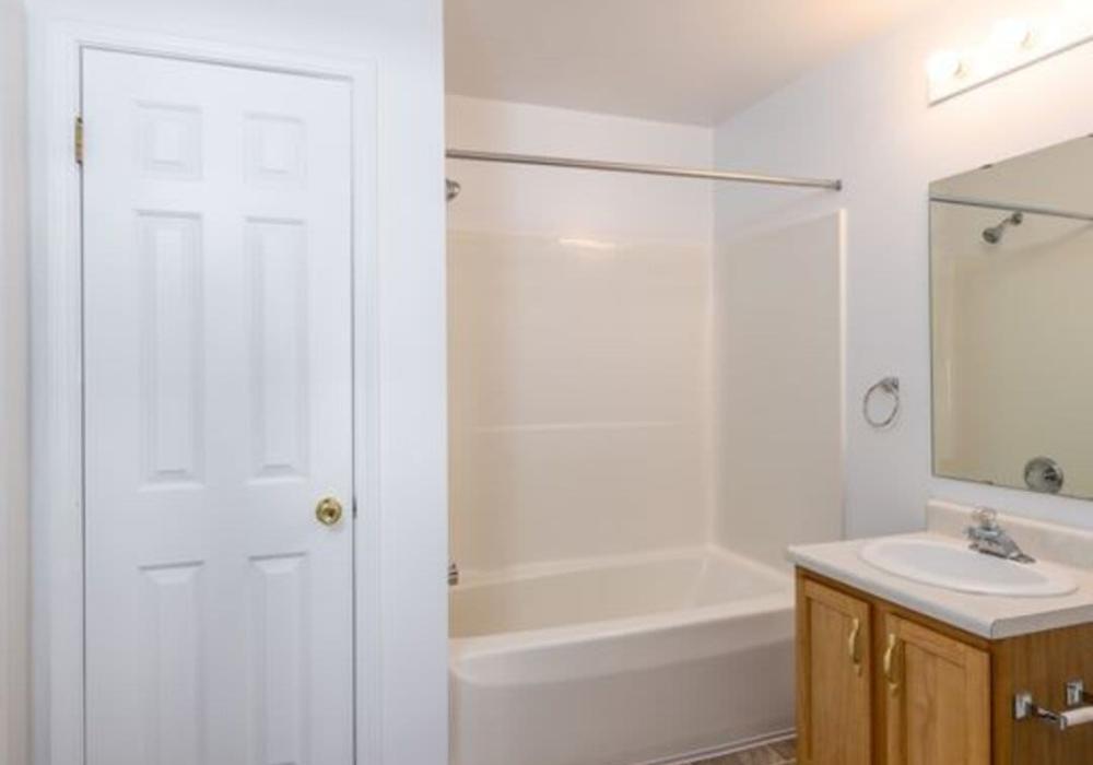 Bathroom at Heritage Park Apartments & Townhomes in Webster, New York