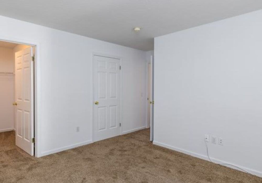 Bedroom with connecting rooms at Heritage Park Apartments & Townhomes in Webster, New York
