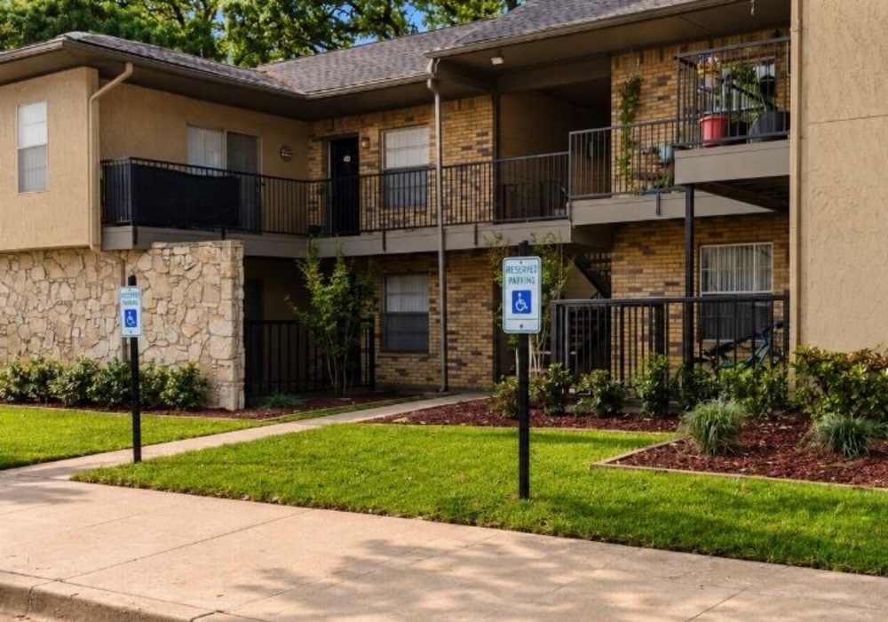 Private balcony at Del Prado at Texas Star in Euless, Texas