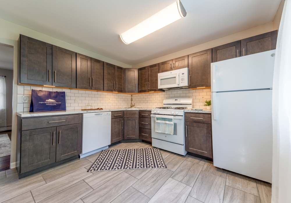 Kitchen at  in , 