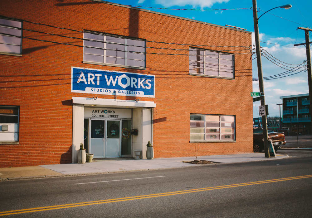 Art works studio near City View Lofts in Richmond, Virginia