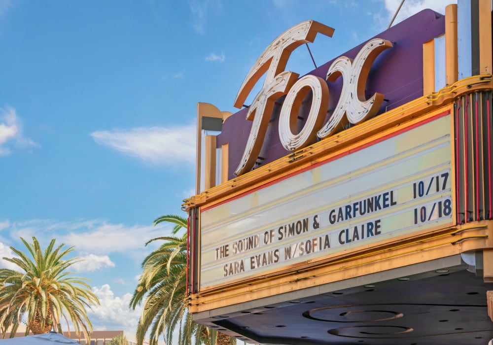 Fox Theater near The Colton in Redwood City, California
