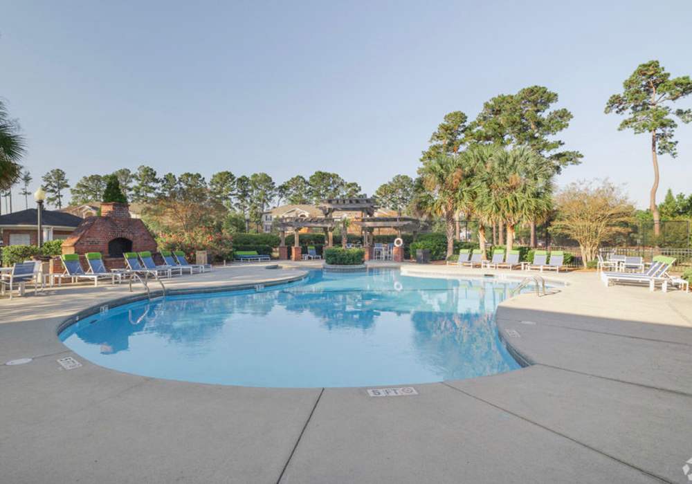 Sparkling Pool at Cobblestone Village in Summerville, South Carolina