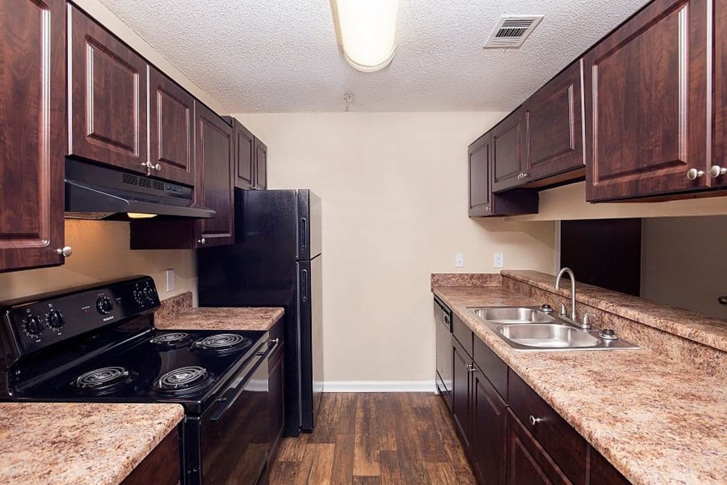 Bright kitchen at Lake Crossing in Austell, GA