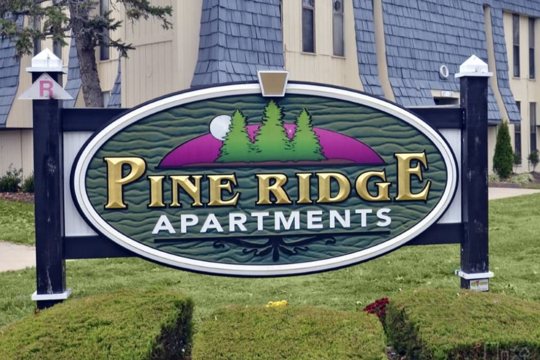 Parking next to apartment homes at Pine Ridge in Lindenwold, New Jersey
