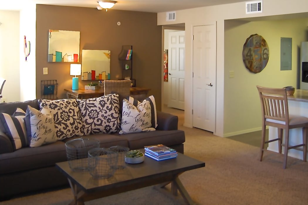 Wonderful living room at Park at Coulter in Amarillo, Texas