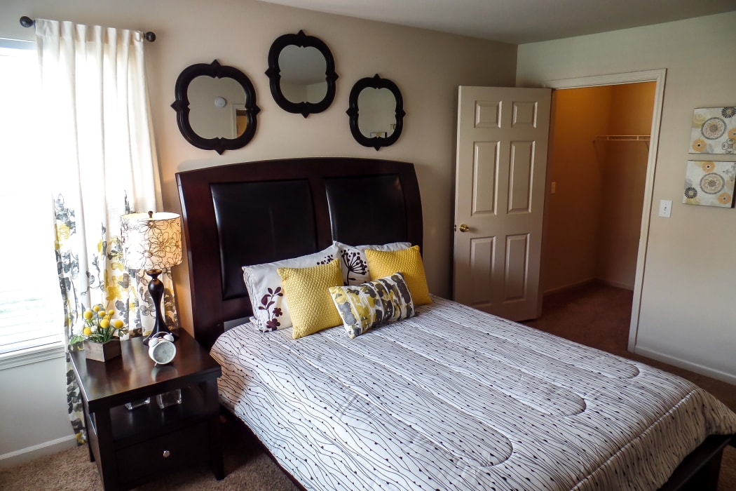 Bedroom at Winchester Apartments in Amarillo, Texas