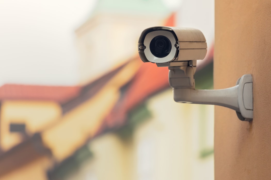Security camera at Pearman Dairy Self Storage in Anderson, South Carolina