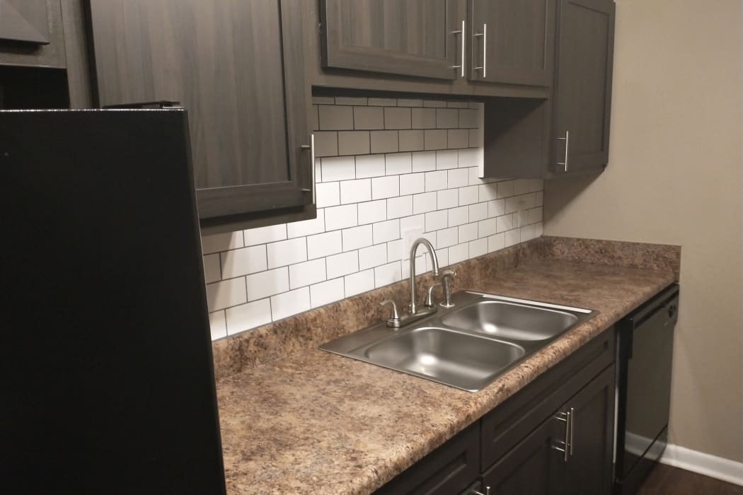 Bright kitchen at The Village at Crestview in Madison, Tennessee