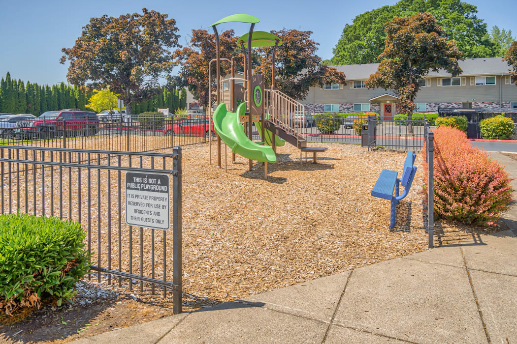 Playground at Courtyards at Cedar Hills in Beaverton, Oregon