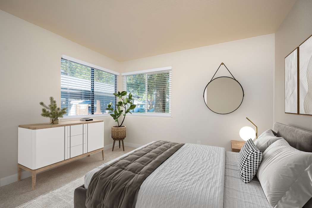 Bedroom at Park Ridge Apartment Homes in Rohnert Park, California